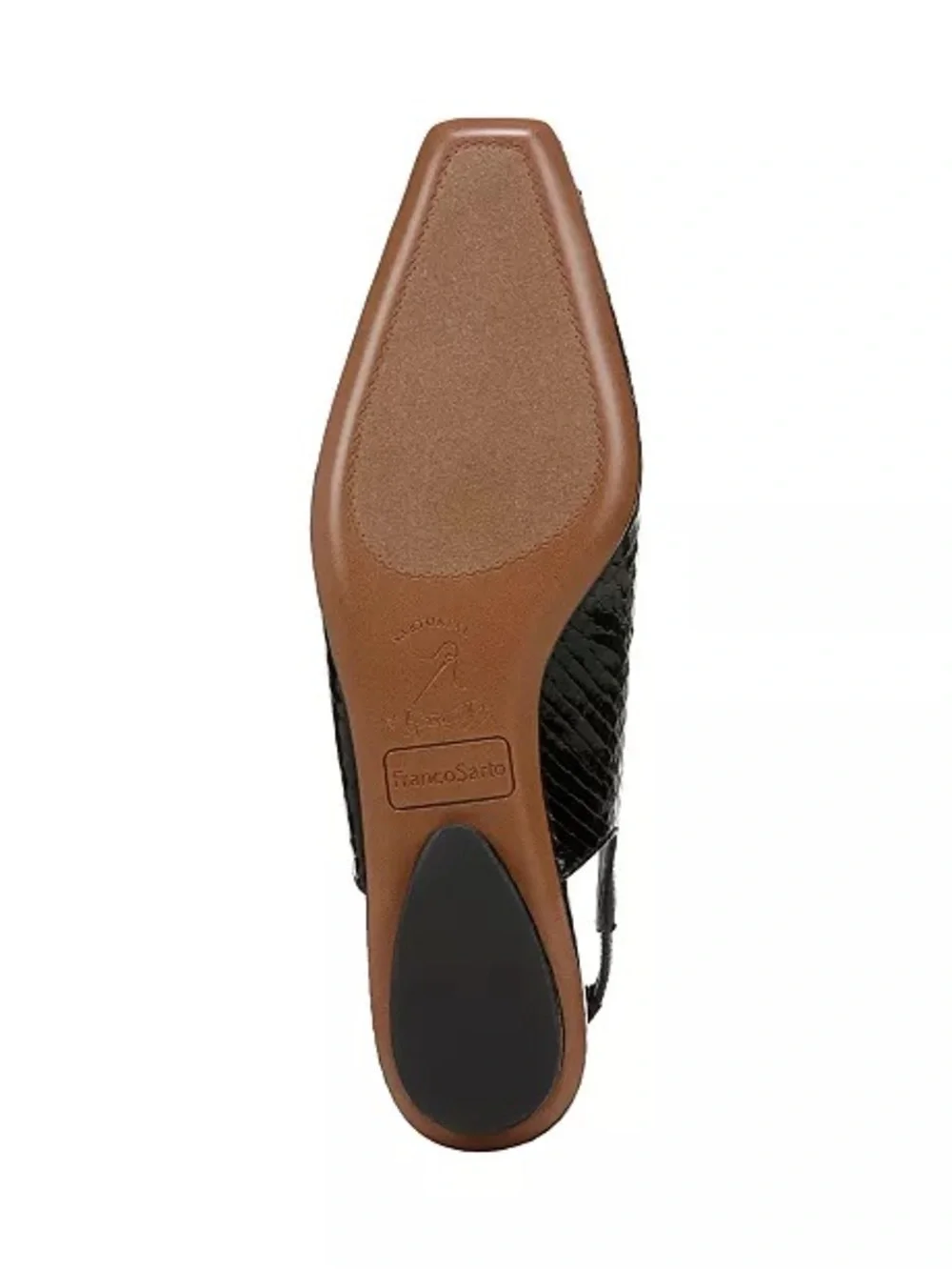 Franco Sarto Black cassidy slingback flats NWT